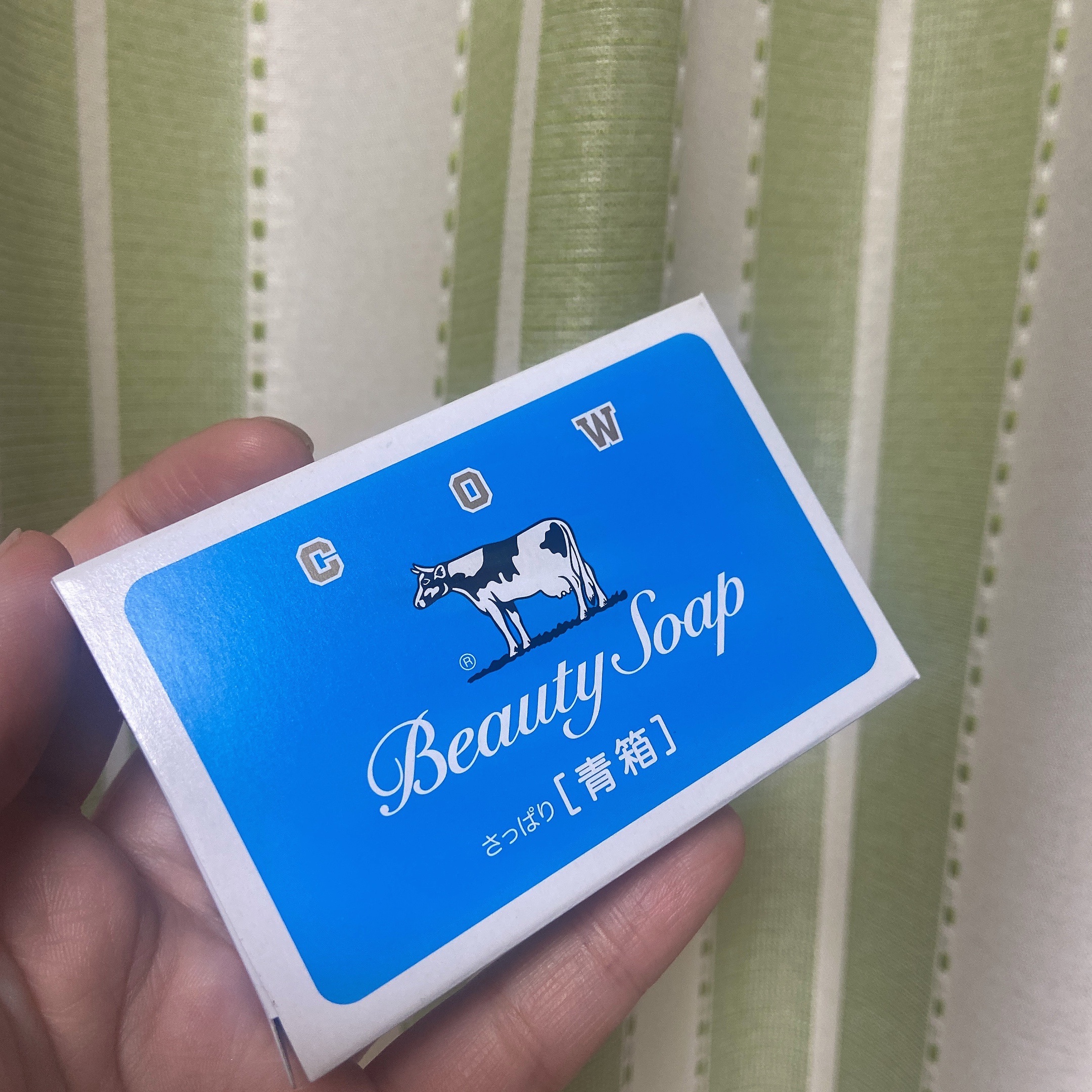 青箱 (さっぱり) レギュラーサイズ 85g(6コ)/カウブランド/ボディ石鹸を使ったクチコミ（1枚目）