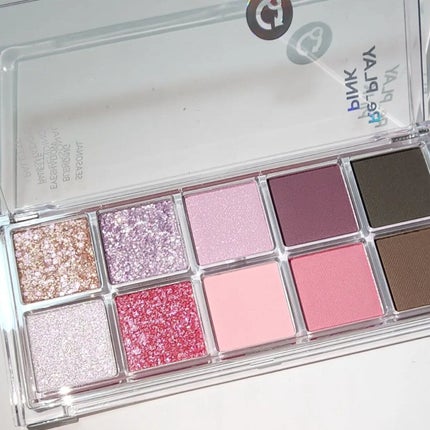 シーズナルブレンディングアイシャドウパレット/Peach C/アイシャドウパレットを使ったクチコミ(2枚目)