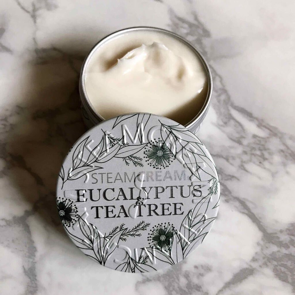 スチームクリーム ユーカリ&ティーツリー mini/STEAMCREAM/フェイスクリームを使ったクチコミ(2枚目)