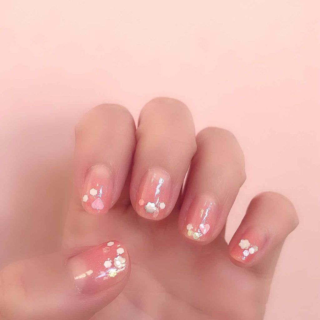 ネイルポリッシュ HM-23X 桜貝ポピンズ/HOMEI/マニキュアを使ったクチコミ（2枚目）