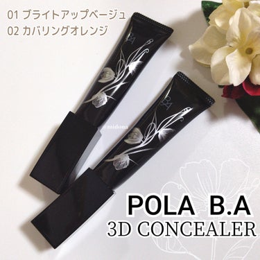 今年の初買いのうちのひとつがこちら👇️


POLA B.A
#3Dコンシーラー
01 #ブライトアップベージュ
02 #カバリングオレンジ
12g  各6,930円


以前コフレを買った時にいただい