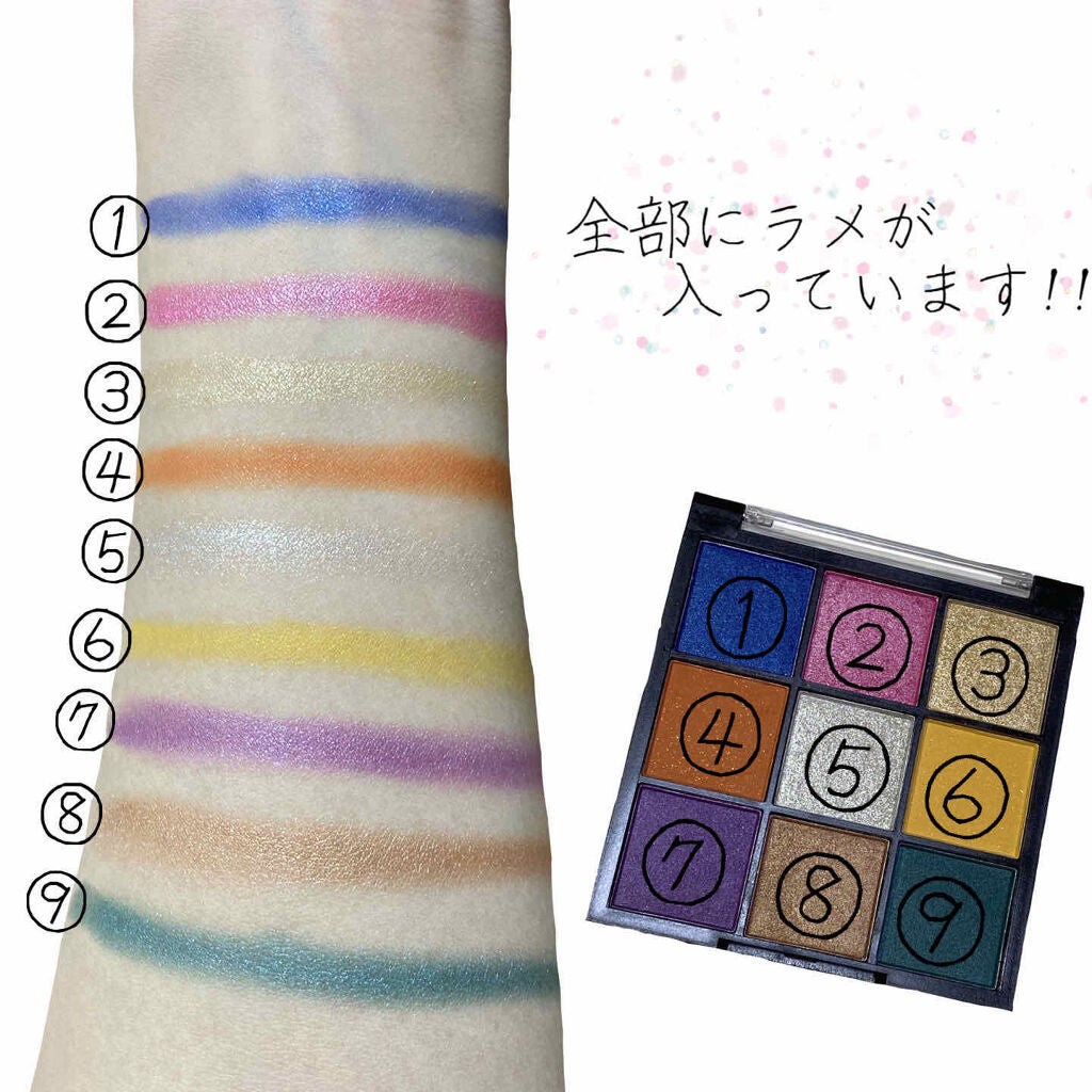UR GLAM BLOOMING EYE COLOR PALETTE/U R GLAM/アイシャドウパレットを使ったクチコミ(3枚目)
