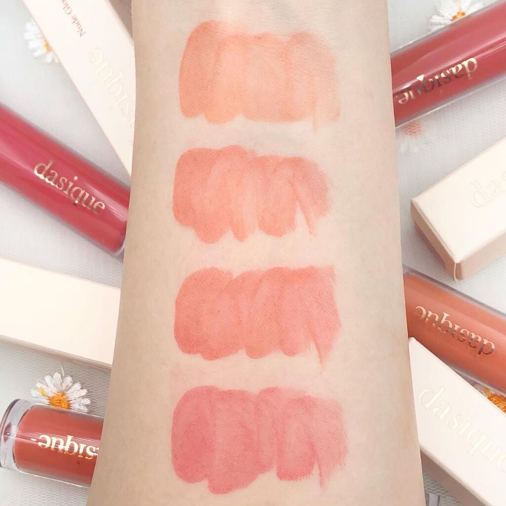 ヌードグロスティント/dasique/リップティントを使ったクチコミ(4枚目)