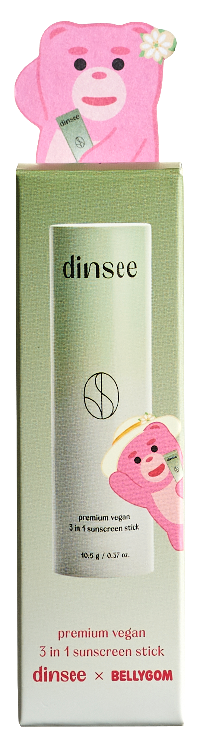プレミアムビーガン3 in 1サンスティックSPF50+PA++++ 【ディンシー x ベリゴム】 コラボ限定 10.5g