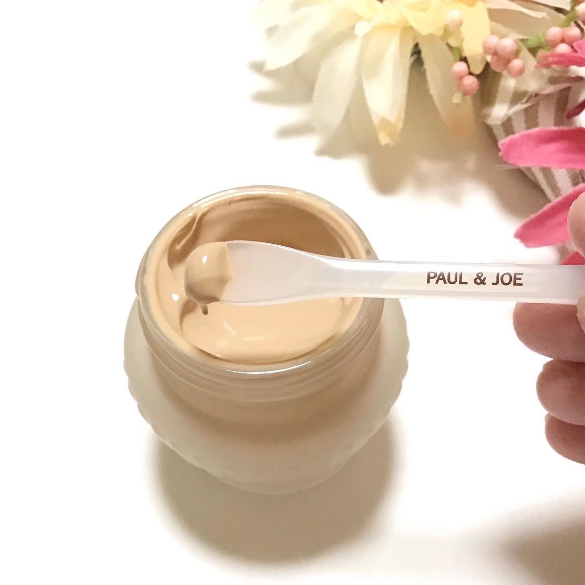 フォンダン クリーム ファンデーション/PAUL & JOE BEAUTE/クリーム・エマルジョンファンデーションを使ったクチコミ(2枚目)
