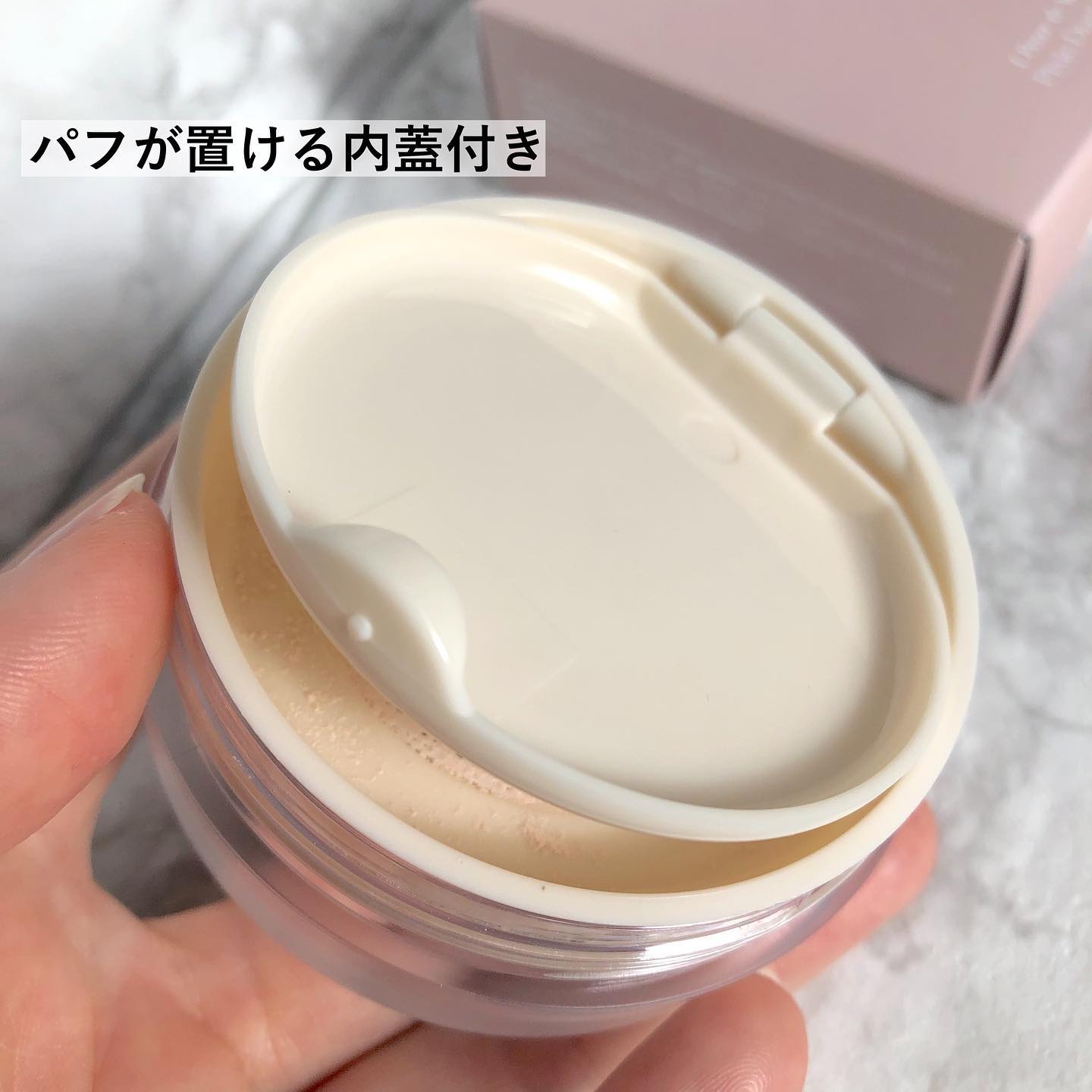 ピクシーダスト ルースパウダー フィニッシュパウダー /Dinto/ルースパウダーを使ったクチコミ（3枚目）
