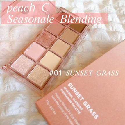 シーズナルブレンディングアイシャドウパレット/Peach C/アイシャドウパレットを使ったクチコミ(1枚目)
