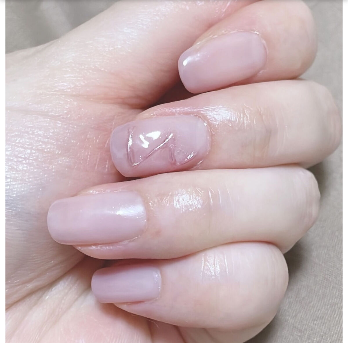 ミルキーカラー カラージェル I-6 アンティークプラム/irogel(イロジェル)/ジェルネイルを使ったクチコミ（1枚目）