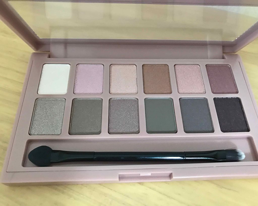 ヌードパレット ブラッシュド/MAYBELLINE NEW YORK/アイシャドウパレットを使ったクチコミ(1枚目)