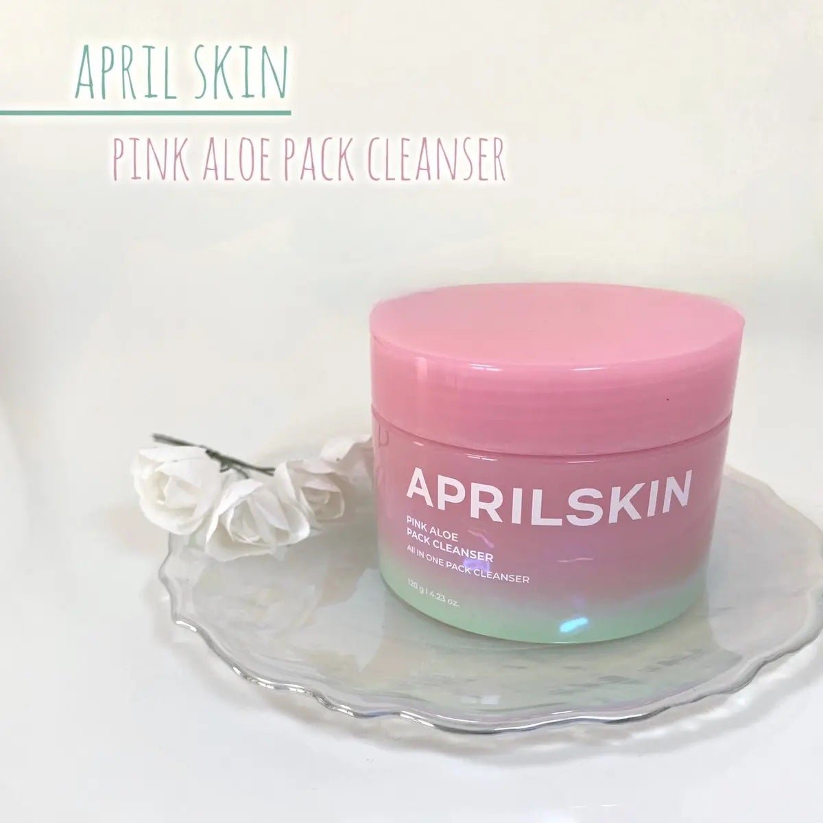ピンクアロエメレンゲクレンザー/APRILSKIN/その他洗顔料を使ったクチコミ(1枚目)