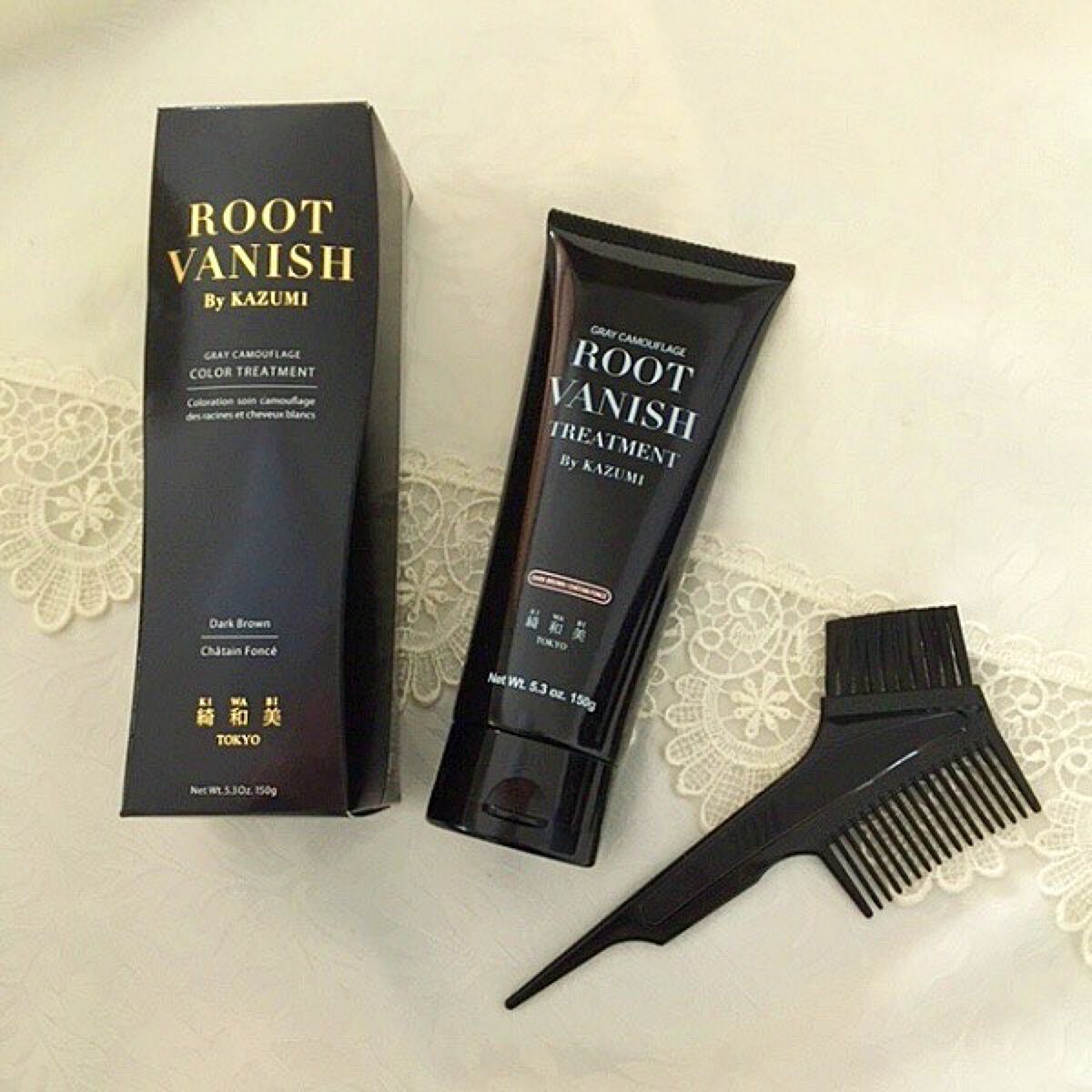 ROOT VANISH 白髪染めカラーシャンプー/ トリートメント/綺和美/市販シャンプーを使ったクチコミ（3枚目）