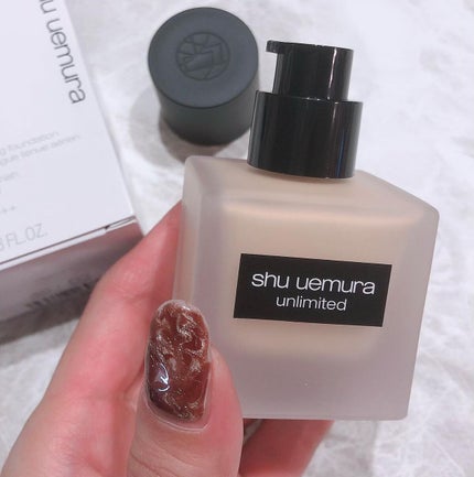 (旧)アンリミテッド ラスティング フルイド/shu uemura/リキッドファンデーションを使ったクチコミ(2枚目)