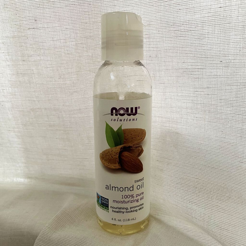 Sweet Almond Oil/Now Foods/フェイスオイルを使ったクチコミ（1枚目）