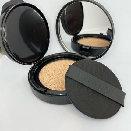 ベルベットジュエルクッション/BIVABOO/クッションファンデーションを使ったクチコミ(3枚目)