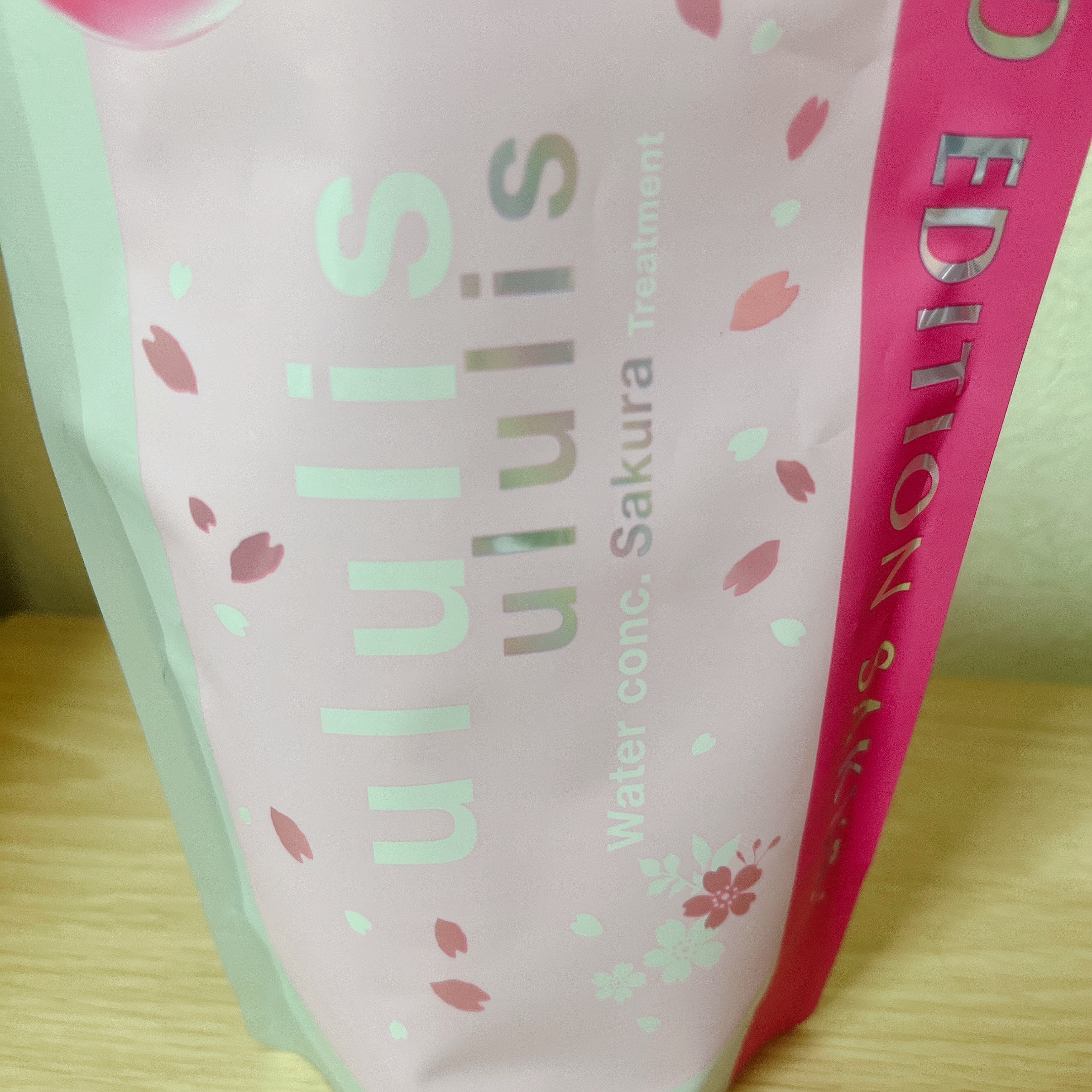 ウォーターコンク モイスト シャンプー（桜ver.)/ヘアトリートメント(桜ver.) トリートメント335g/ululis/市販シャンプーを使ったクチコミ（1枚目）