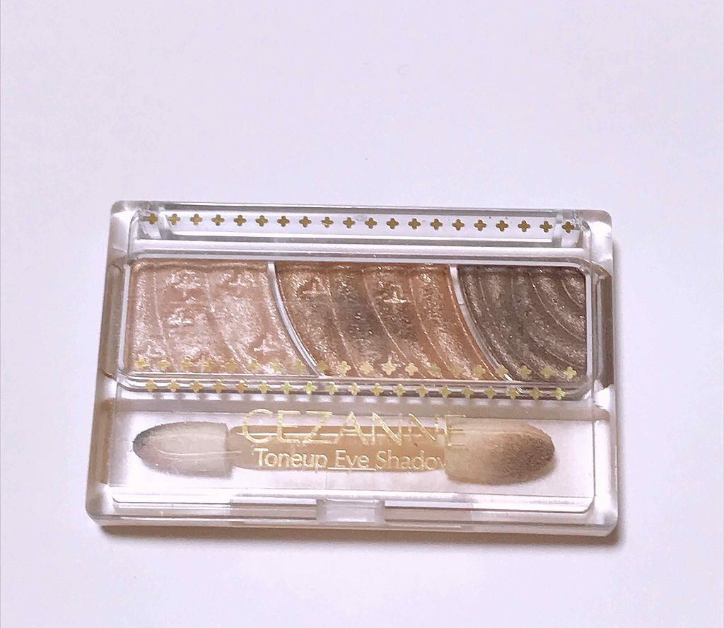 トーンアップアイシャドウ/CEZANNE/アイシャドウパレットを使ったクチコミ(1枚目)