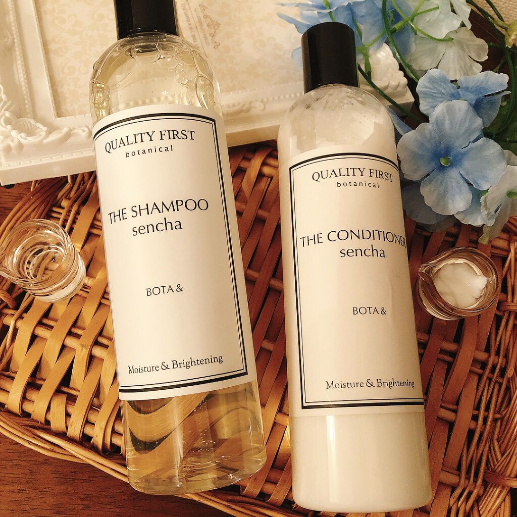 ボタアンド ザ シャンプー <sencha>/クオリティファースト/市販シャンプーを使ったクチコミ（1枚目）