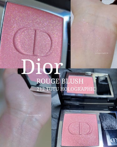 [動画スウォッチあり]
Dior
ディオールスキン ルージュ ブラッシュ
212 チュチュ ホログラフィック✨🩷

大人気のチュチュをゲットー!!!!!
公式HPで入荷メールを申請したら数日後にありがた