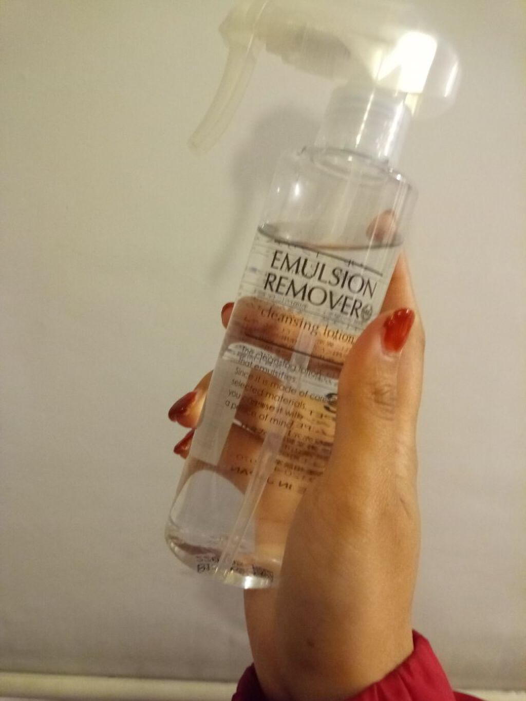 エマルジョンリムーバー 300ml/200ml/水橋保寿堂製薬/その他洗顔料を使ったクチコミ(1枚目)