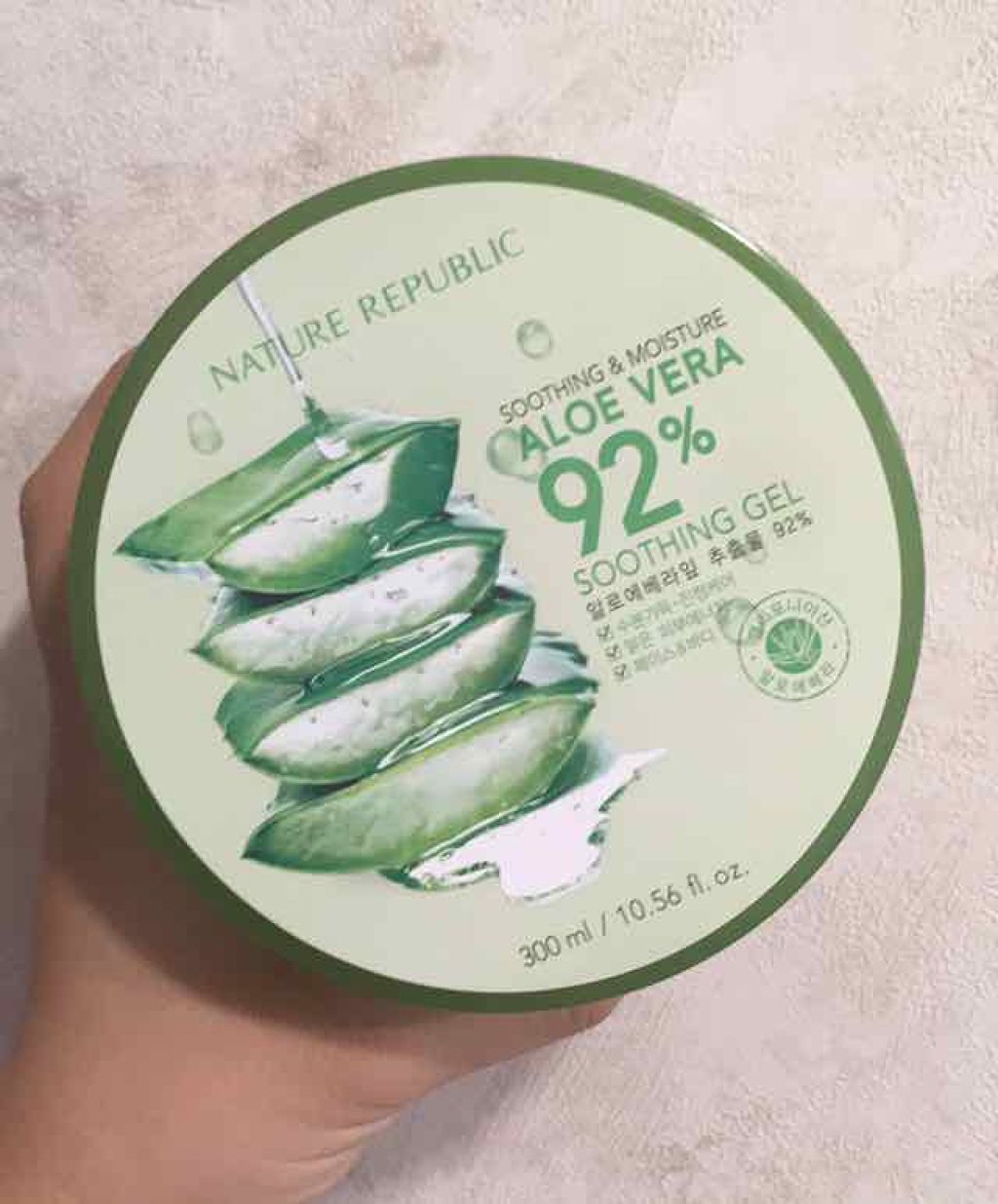 マイルド&モイスチャーアロエジェル/ネイチャーリパブリック/ボディローションを使ったクチコミ(1枚目)