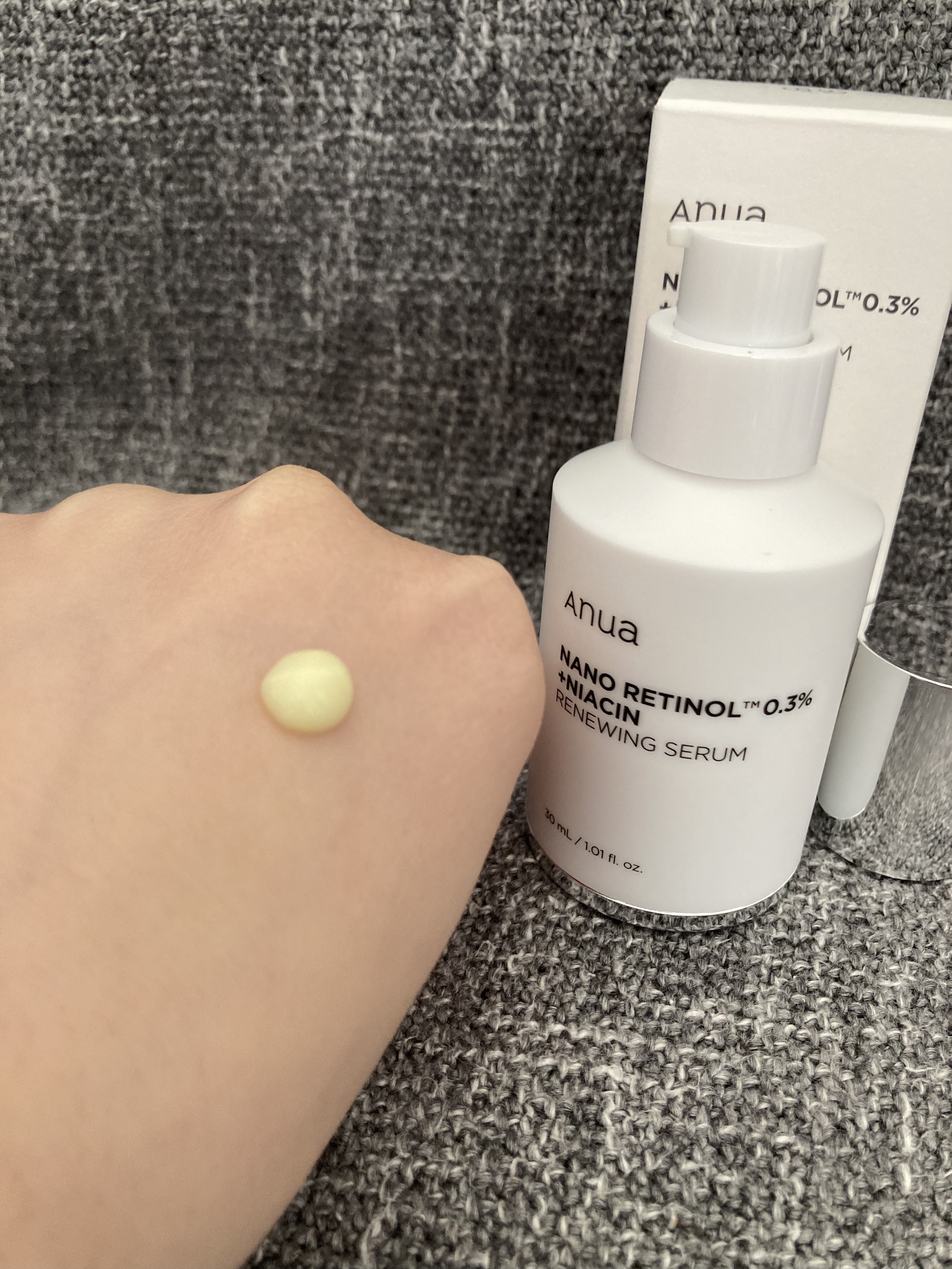 レチノール0.3 ナイアシンリニューイングセラム/Anua/美容液を使ったクチコミ（2枚目）