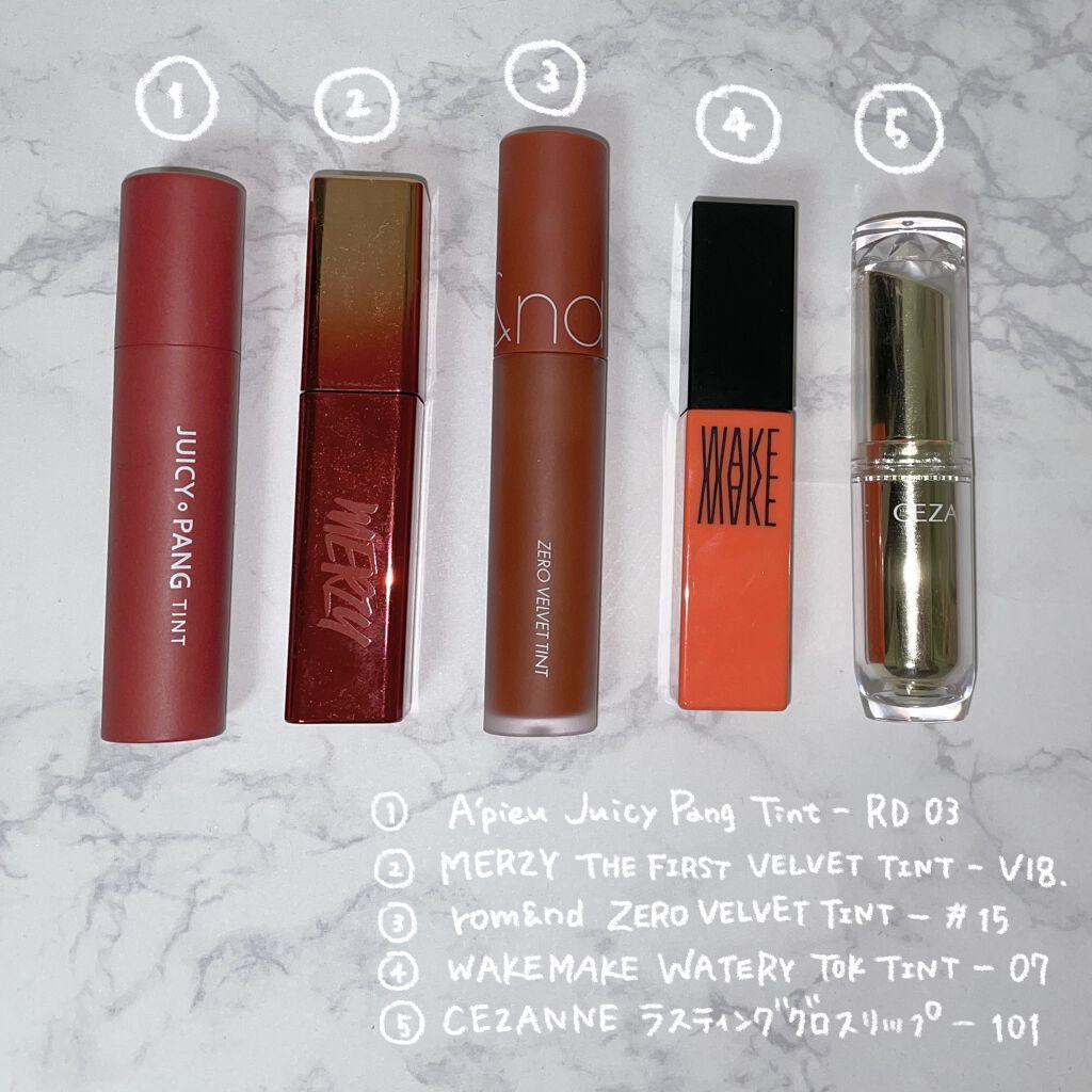 アピュー ジューシーパン ティント/A’pieu/リップティントを使ったクチコミ（2枚目）