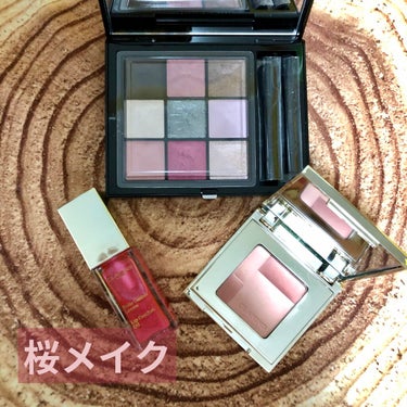 CLARINS ブラッシュ プロディジュのクチコミ「桜メイク🌸

地元は普通に雪降っていますが
サクラコスメも出てきていることですし
気持ちは桜メ.....」（1枚目）