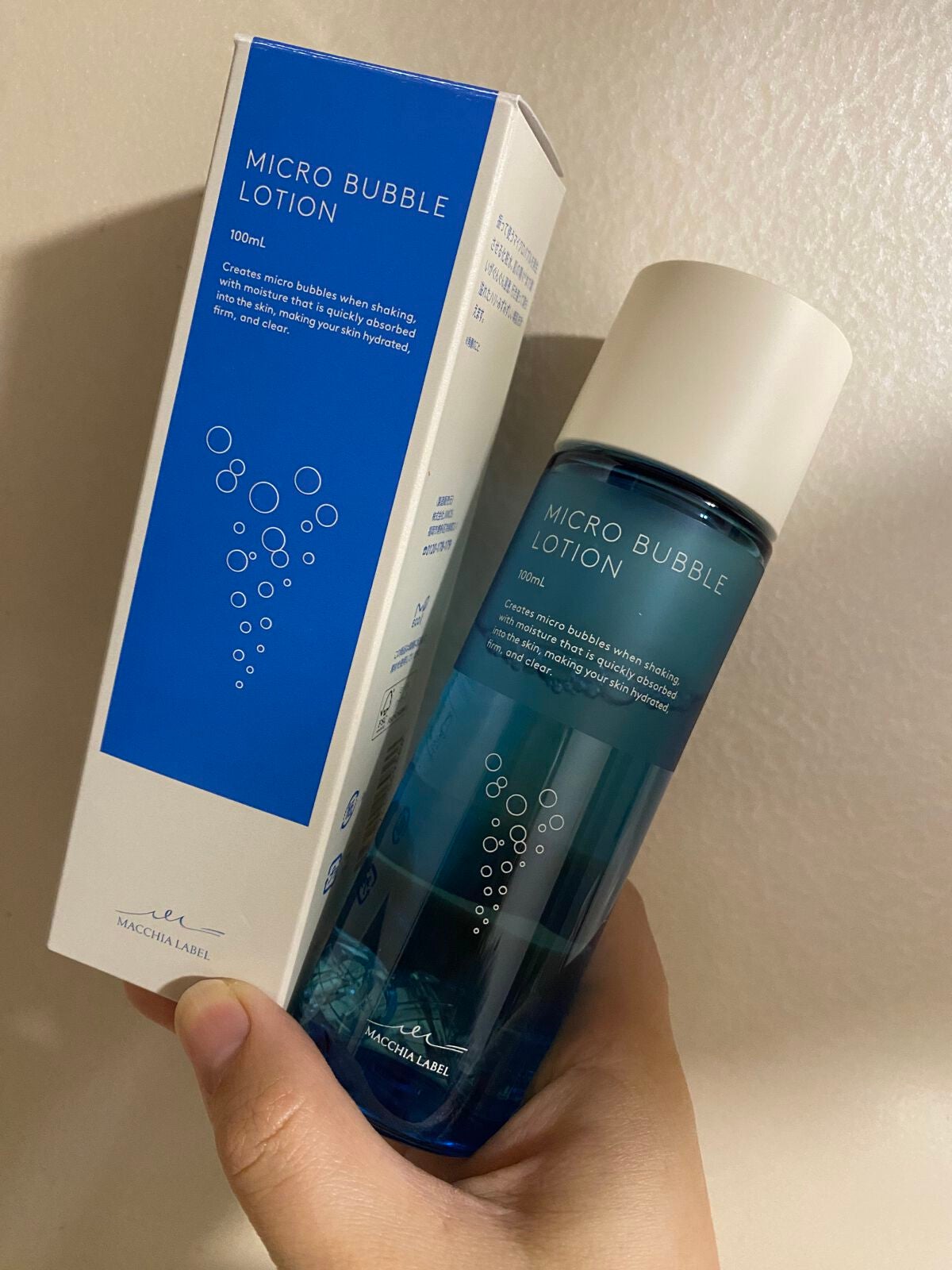 薬用マイクロバブルローション/Macchia Label/化粧水を使ったクチコミ(1枚目)