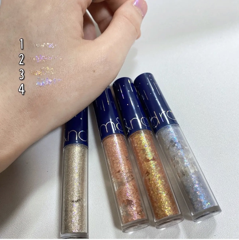 リキッド グリッター シャドウ/rom&nd/グリッターを使ったクチコミ（3枚目）