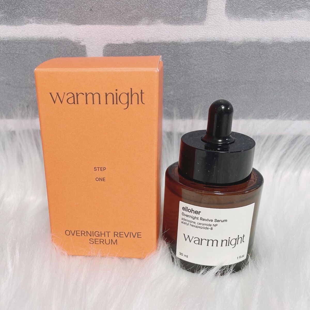 ウォームナイト - Overnight Revive Serum/elloher/美容液を使ったクチコミ(4枚目)