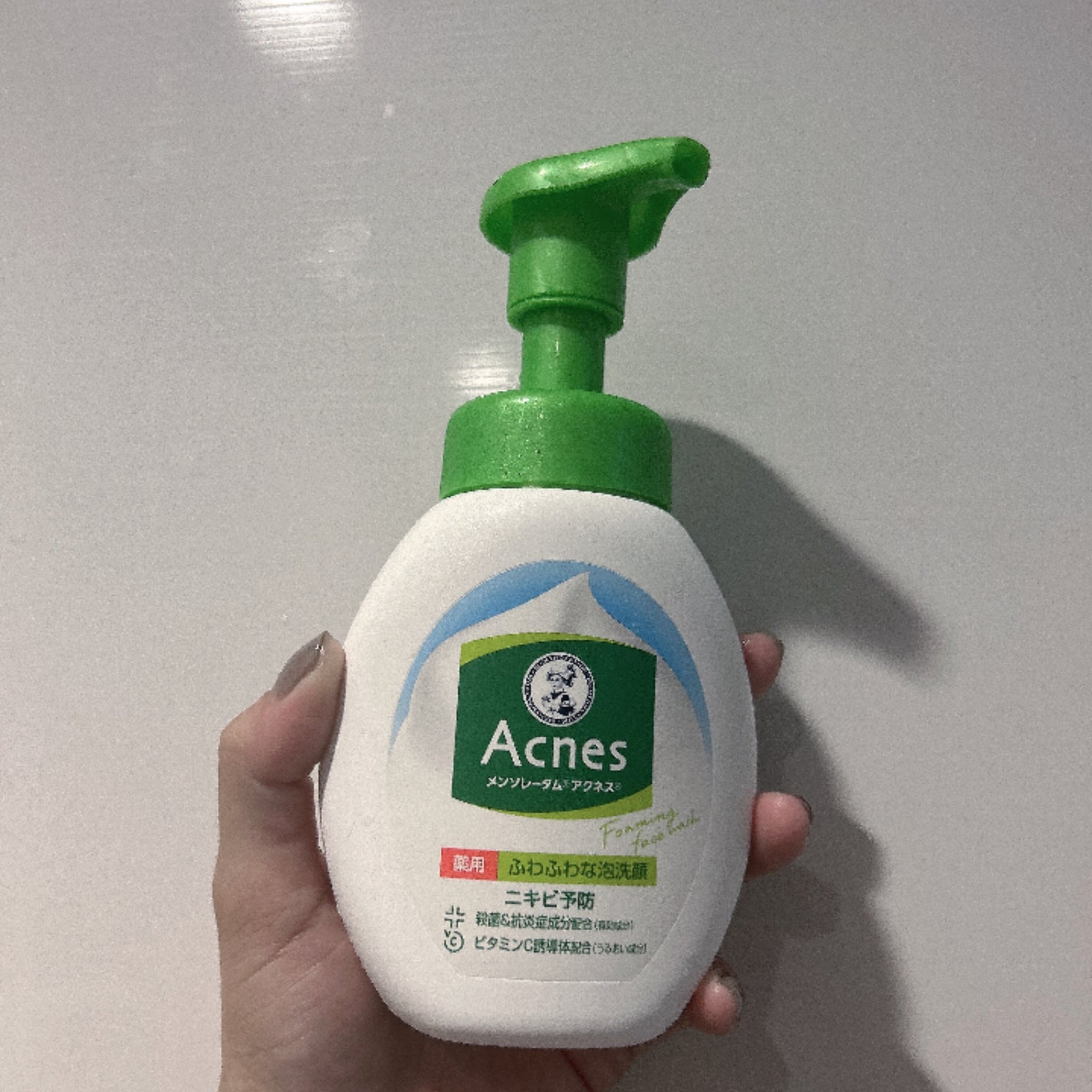 薬用ふわふわな泡洗顔/メンソレータム アクネス/泡洗顔を使ったクチコミ(1枚目)