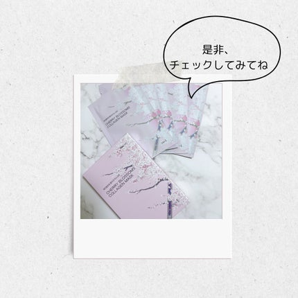 チェリーブロッサム コラーゲンマスク/REACNF/シートマスク・パックを使ったクチコミ(5枚目)