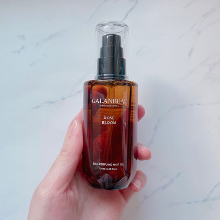 シルクパフュームヘアオイル(ローズブルーム)/ガランビュー/ヘアオイルを使ったクチコミ(4枚目)