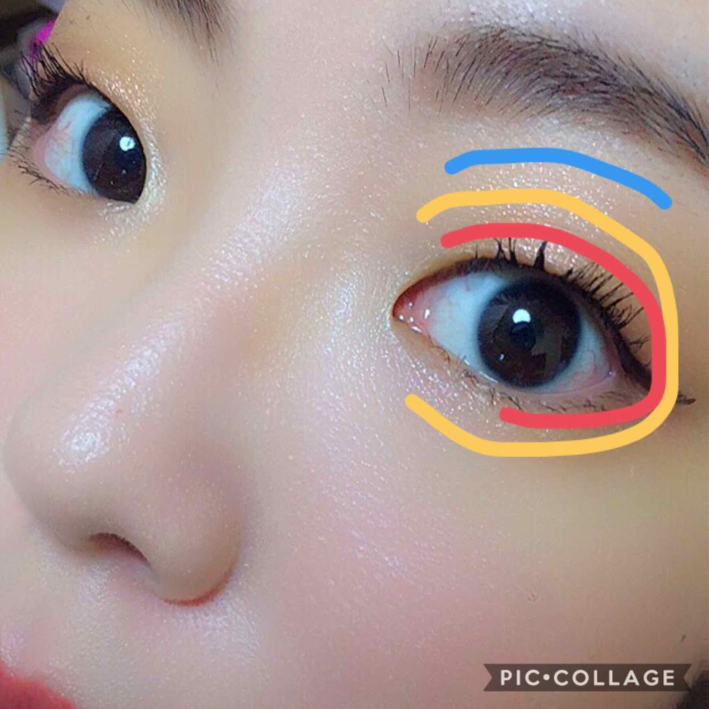 グリッタープリズム シャドウ/MISSHA/グリッターを使ったクチコミ（2枚目）