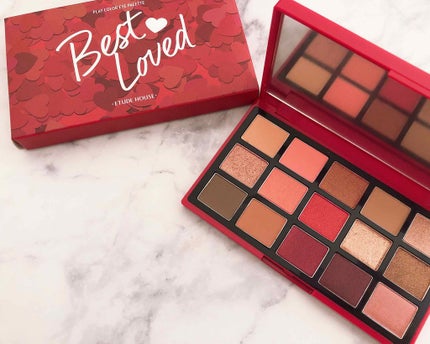 プレイカラーアイパレット ベストラブ/ETUDE/アイシャドウパレットを使ったクチコミ(1枚目)