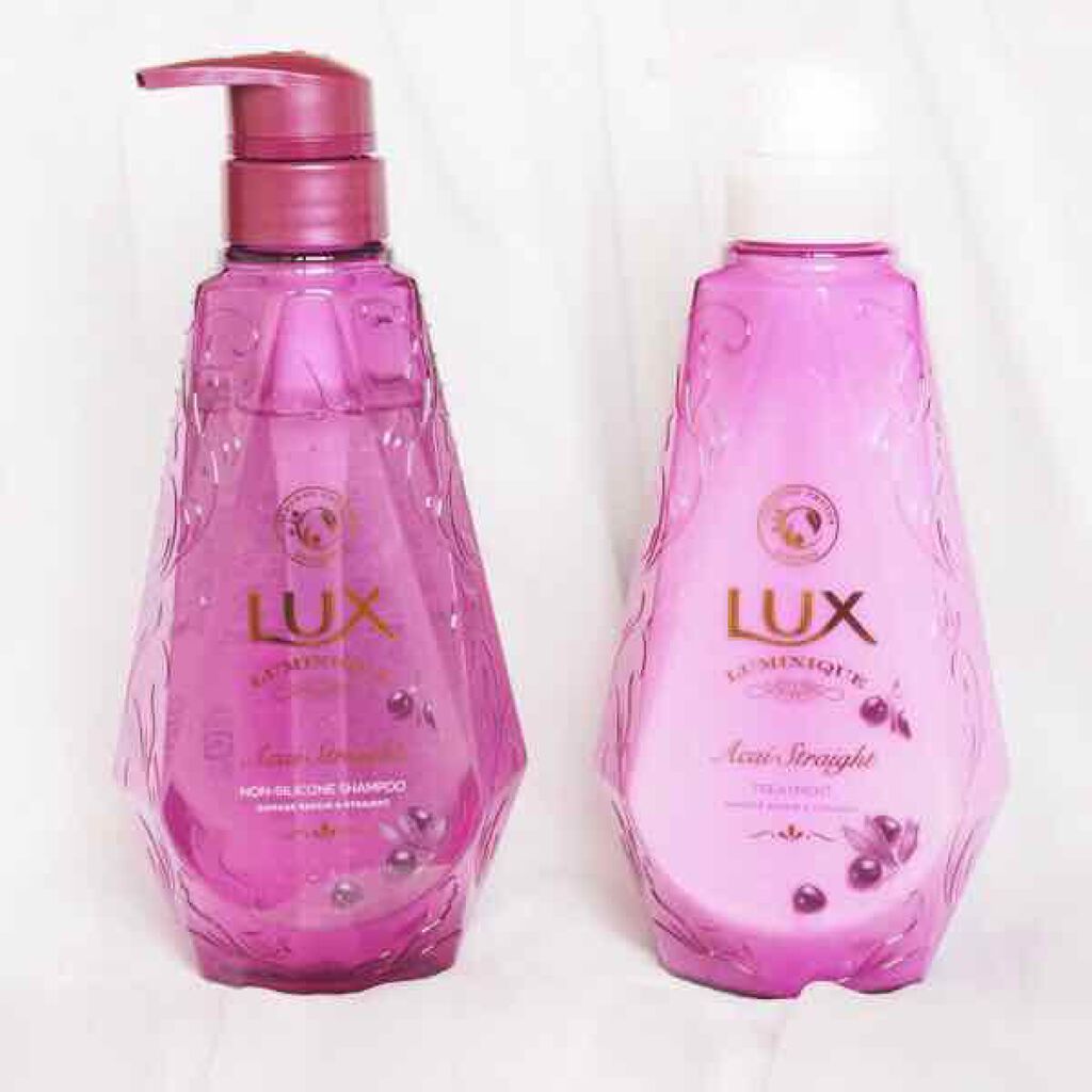 ルミニーク アサイーストレート シャンプー/トリートメント/LUX/市販シャンプーを使ったクチコミ(1枚目)