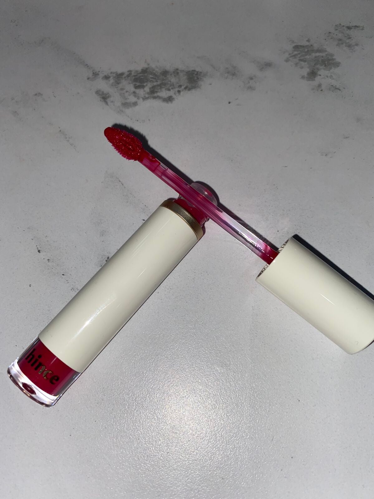 ムードインハンサーウォーターリキッドグロウ/hince/口紅を使ったクチコミ(1枚目)