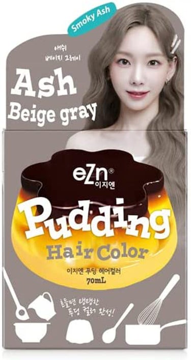 Pudding Hair Color Ash Beige Gray