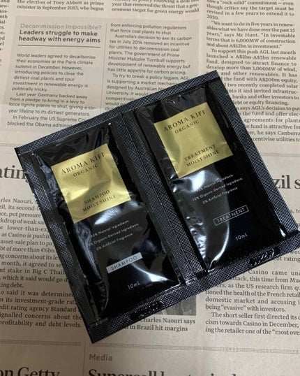 オーガニックシャンプー/トリートメント<モイストシャイン>/AROMA KIFI/シャンプー・コンディショナーを使ったクチコミ(1枚目)