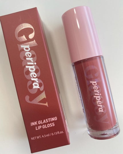 KANNIE on LIPS 「periperaインクグラスティングリップグロス 03チリング..」(1枚目)