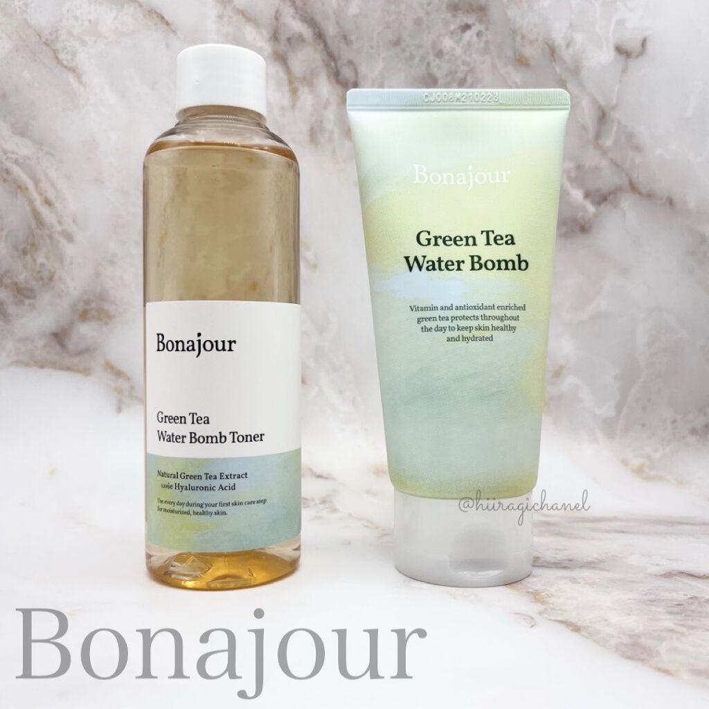 グリーンティーウォーターボム/Bonajour/フェイスクリームを使ったクチコミ（1枚目）