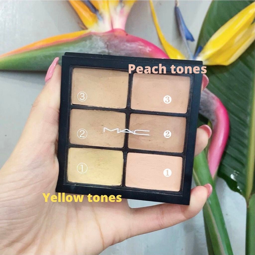 スタジオ フィックス コンシール アンド コレクト パレット/M・A・C/パレットコンシーラーを使ったクチコミ(2枚目)