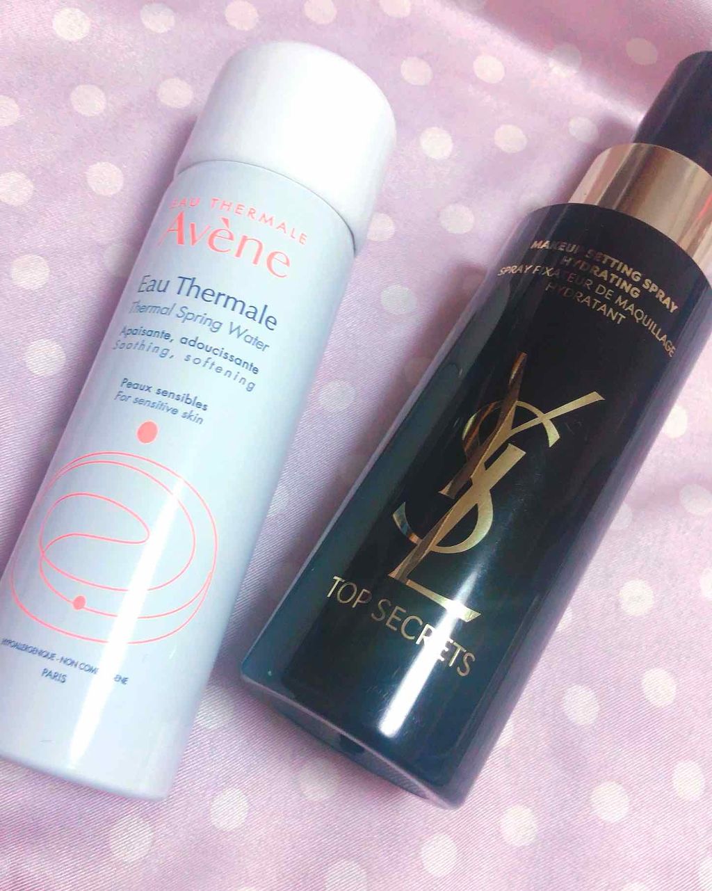 トップ シークレット セッティング グロウ スプレー/YVES SAINT LAURENT BEAUTE/ミスト状化粧水を使ったクチコミ（1枚目）