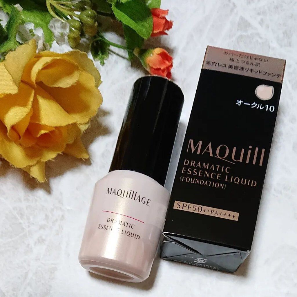ドラマティックエッセンスリキッド/マキアージュ/リキッドファンデーションを使ったクチコミ（3枚目）