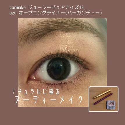 EYE OPENING LINER/UZU BY FLOWFUSHI/リキッドアイライナーを使ったクチコミ(1枚目)