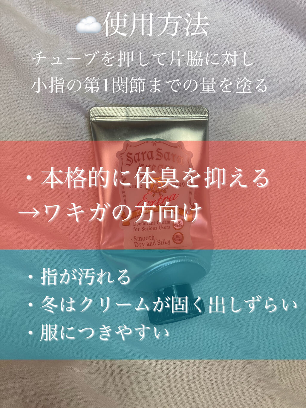 薬用ソフトストーンＷ/デオナチュレ/デオドラント・制汗剤を使ったクチコミ（2枚目）