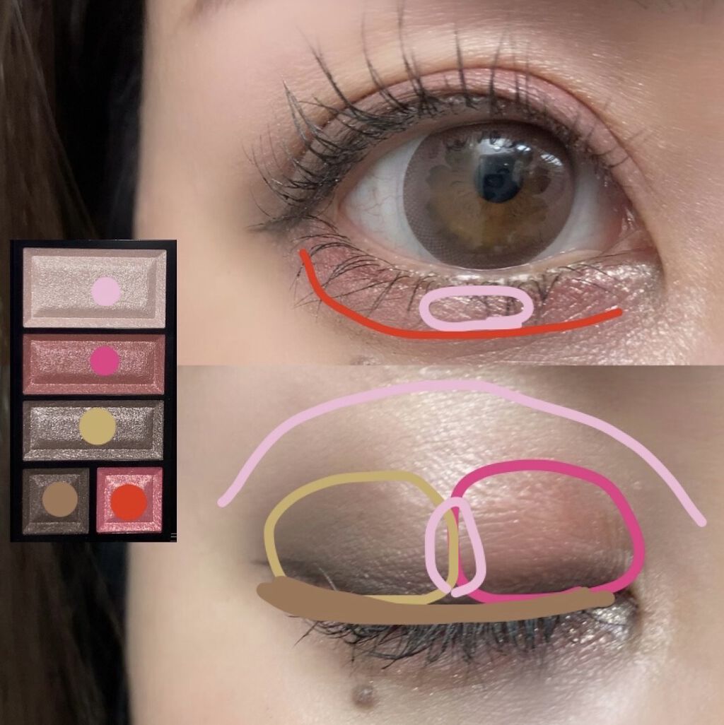 ショコラスウィート アイズ/リンメル ロンドン/アイシャドウパレットを使ったクチコミ（3枚目）