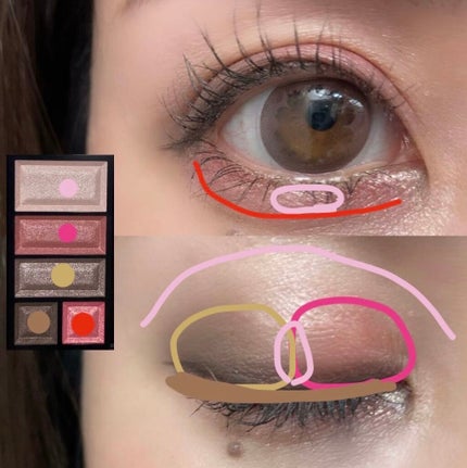 ショコラスウィート アイズ/リンメル ロンドン/アイシャドウパレットを使ったクチコミ(3枚目)