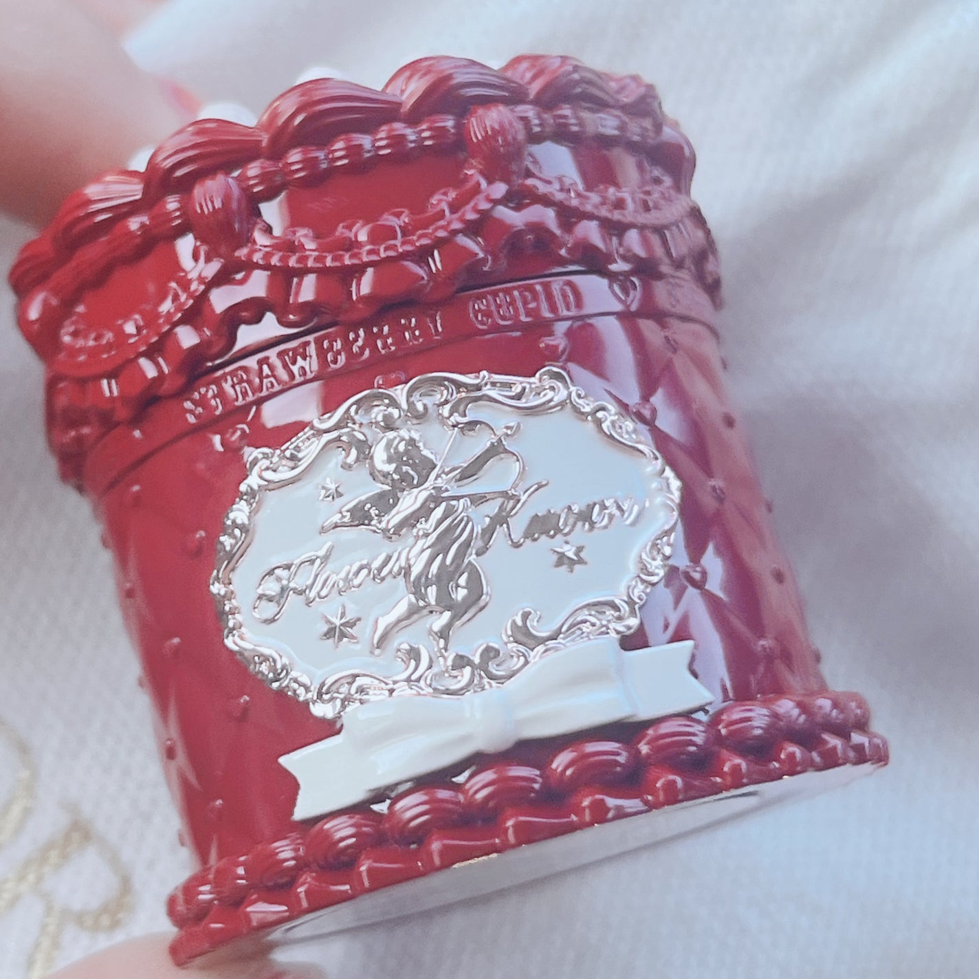 ストロベリーキューピッドコレクション ケーキリップクリーム/FlowerKnows/口紅を使ったクチコミ(1枚目)