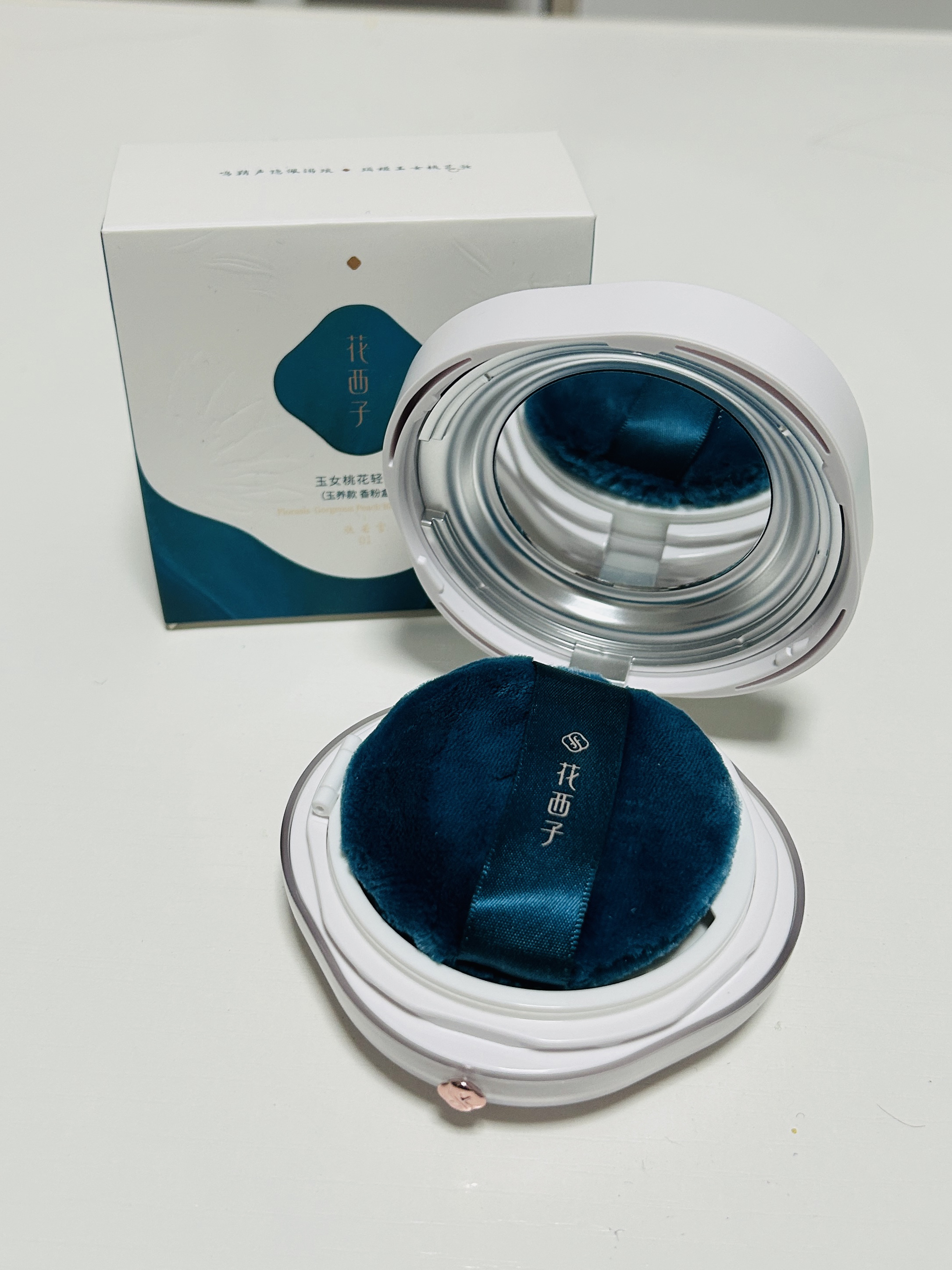 玉養桃花 ルースパウダー 01 ナチュラルパール/花西子/ルースパウダーを使ったクチコミ（1枚目）